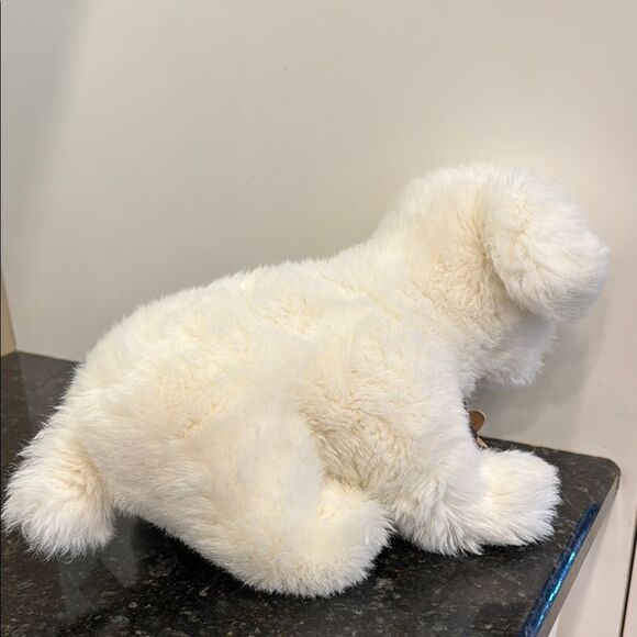 VINTAGE GUND COLLECTOR'S CLASSIC PUPPY DOG PLUSH 1986 WHITE YELLOW 14" CUTE RARE - Picture 5 of 10